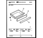 White-Westinghouse KS540NKW2 drawer parts diagram