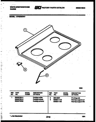 Cooktop parts