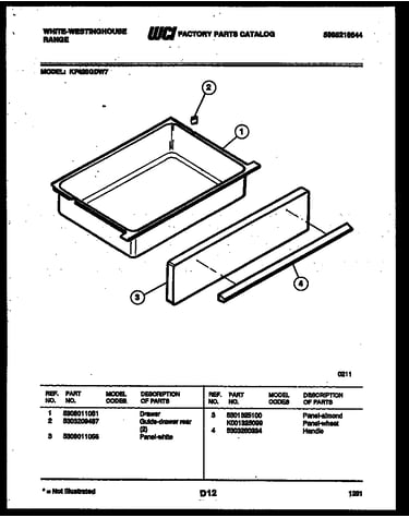 Drawer parts