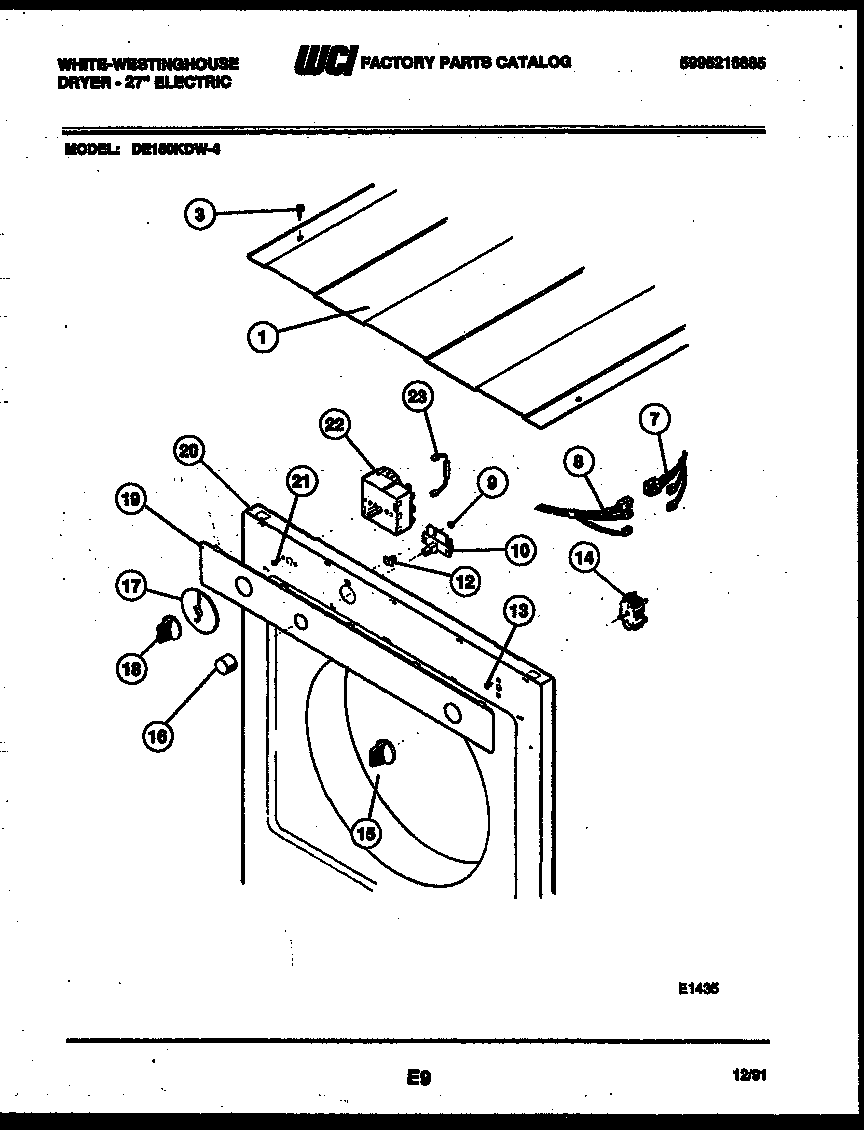 CONSOLE AND CONTROL PARTS