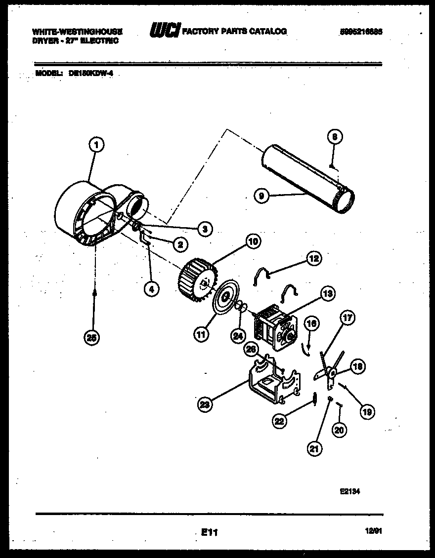 Blower and drive parts