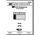 White-Westinghouse WAS183P2K1 front cover diagram