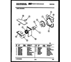 White-Westinghouse WAS183P2K1 air handling parts diagram