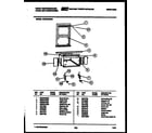 White-Westinghouse WAS183P2K1 cabinet and installation parts diagram