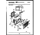 White-Westinghouse WAC062P7A1 cabinet parts diagram