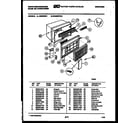 White-Westinghouse WAS256P2K1 cabinet parts diagram