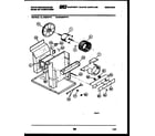 White-Westinghouse WAK087P7V1 electrical and air handling parts diagram