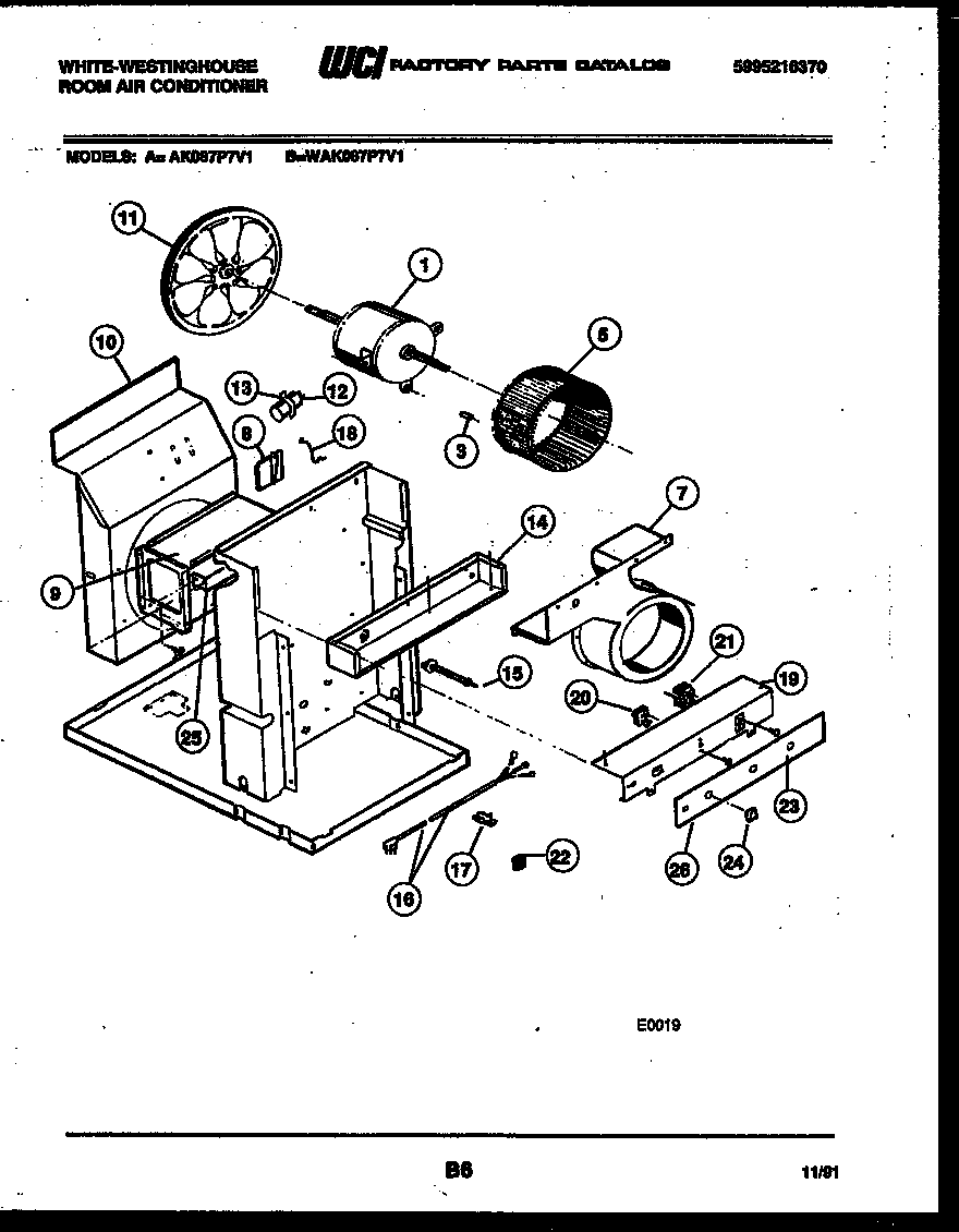 Electrical and air handling parts