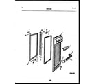 White-Westinghouse RS229MCD3 refrigerator door parts diagram
