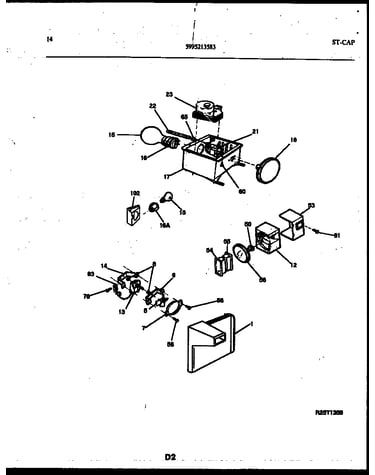 Refrigerator control assembly, damper control assembly and f