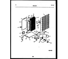 White-Westinghouse RS229MCD3 system and automatic defrost parts diagram