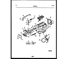 White-Westinghouse RS229MCD3 ice maker and installation parts diagram
