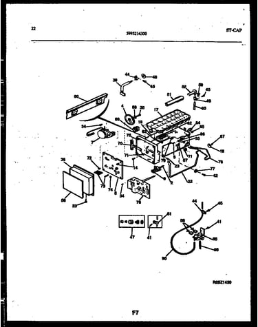 Ice maker and installation parts