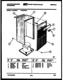 Cabinet and control parts