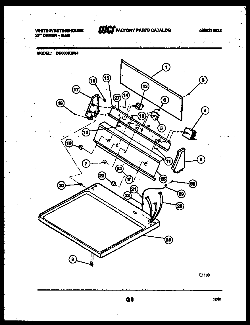 CONSOLE AND CONTROL PARTS