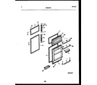 White-Westinghouse ATG150NCW1 door parts diagram