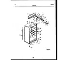 White-Westinghouse ATG150NLW1 cabinet parts diagram