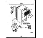 White-Westinghouse ATG150NLD1 system and automatic defrost parts diagram