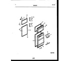 White-Westinghouse RT143NCDD door parts diagram