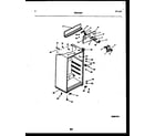 White-Westinghouse RT143NLDD cabinet parts diagram