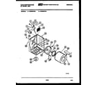 White-Westinghouse DG400KXD5 cabinet and component parts diagram