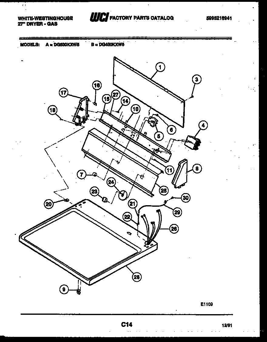 Console and control parts