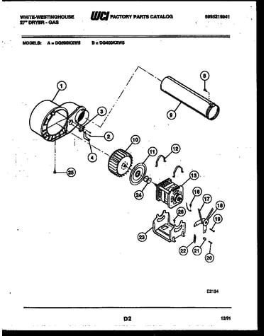 Blower and drive parts