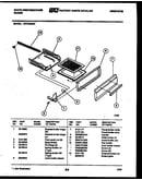 Broiler drawer parts