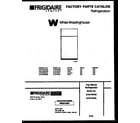White-Westinghouse ATG170VNLD0 cover page diagram