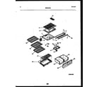 White-Westinghouse ATG170VNLW0 shelves and supports diagram