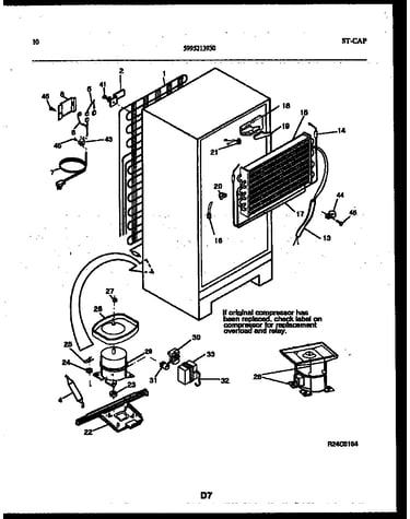 System and automatic defrost parts