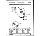 White-Westinghouse WAS147P1A1 compressor parts diagram