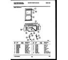White-Westinghouse WAS147P1A1 cabinet and installation parts diagram