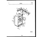 White-Westinghouse PRT154MCW2 cabinet parts diagram