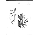 White-Westinghouse RT173MLW1 door parts diagram