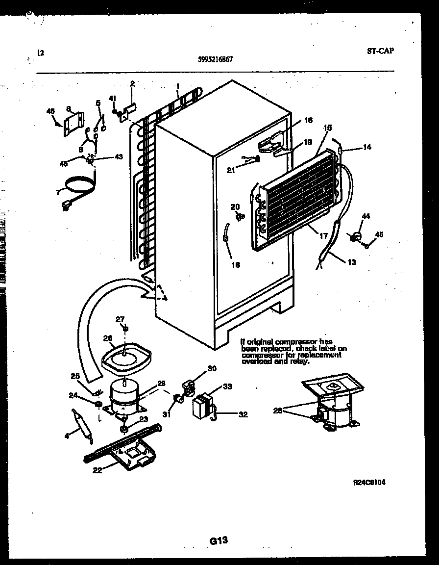 SYSTEM AND AUTOMATIC DEFROST PARTS