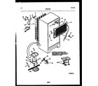 White-Westinghouse RT173MCD1 system and automatic defrost parts diagram