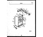 White-Westinghouse ATG185NCW1 cabinet parts diagram