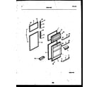 White-Westinghouse ATG173NCW0 door parts diagram