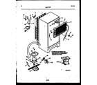 White-Westinghouse ATG170NLW1 system and automatic defrost parts diagram