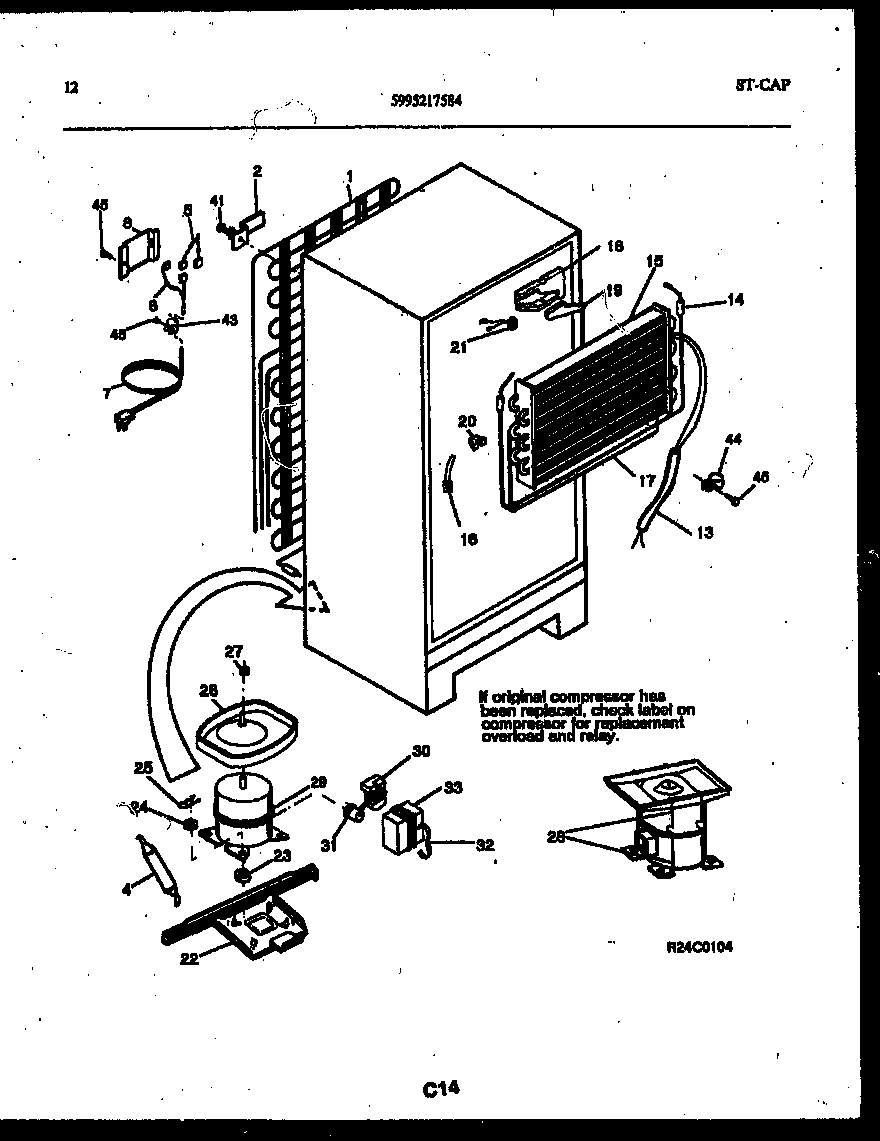 SYSTEM AND AUTOMATIC DEFROST PARTS