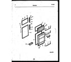 White-Westinghouse ATG175NCW0 door parts diagram