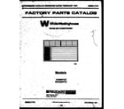 White-Westinghouse AC052P7A2 front cover diagram