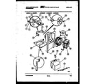 White-Westinghouse WED40P2 air, water and condensing parts diagram
