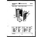 White-Westinghouse WED25P1 cabinet and control parts diagram