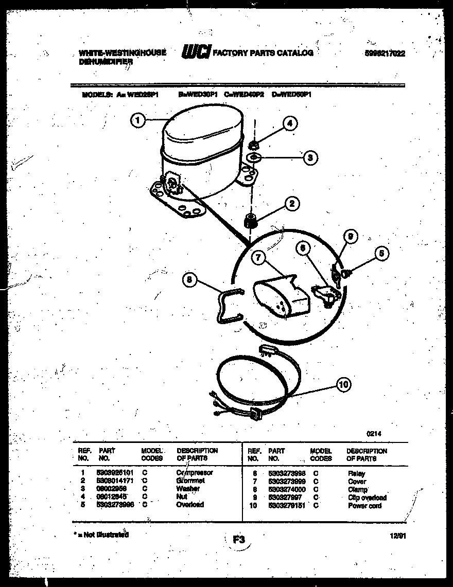 Compressor parts