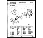 White-Westinghouse WAS249P2K1 air handling parts diagram