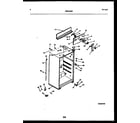 White-Westinghouse RT193MCW2 cabinet parts diagram