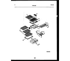 White-Westinghouse RT193MCD2 shelves and supports diagram