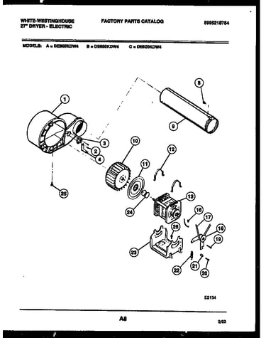 Blower and drive parts